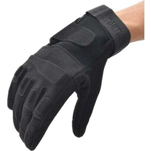 Hot Sale Outdoor Sports Full Finger Tactical Gloves Men Riding Cycling Army Military Mens Gloves Armor Protection Shell Gloves