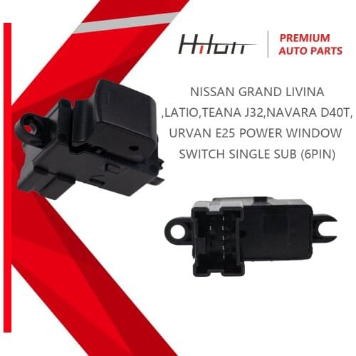 25411-EA00A Electric Power Window Switch Push Button Panel For Nissan Murano Teana Qashqai Frontier Pathfinder R51 Xterra Navara