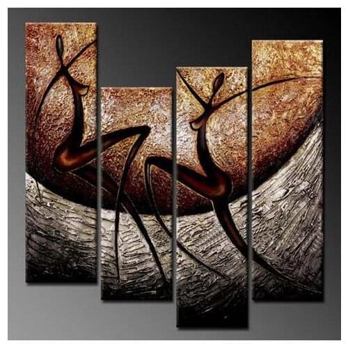 Handmade oil painting on canvas modern 100% Best Art White Figurative Oil Painting original FI-161