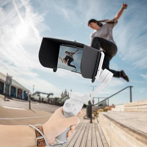 Foldable Phone Sunshade Sun Hood for DJI OM 4 for OSMO Mobile 3 Handheld PTZ Gimbal Camera Stabilizer Accessories