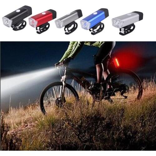 USB Rechargeable Bicycle Front Light Bicycle Headlight Waterproof LED Fast Installation Bike Lights Torch Bicycle Accessories