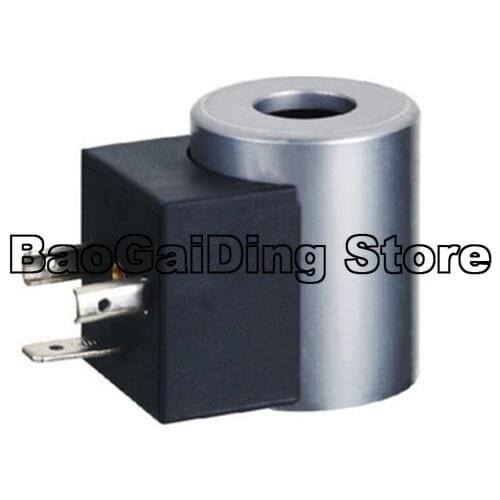 Z8-15YC Cartridge Valve Coil Hydraulic Solenoid Directional Valves Electromagnetic Coil, Inner Hole 13.2mm,Height 37mm,Power 16W