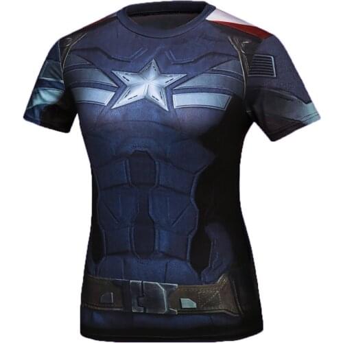 CODY LUNDIN Women compression Elasticity tights fitness short sleeve Tops Shirts MMA BJJ Summer Quick dry Fitness rashguard