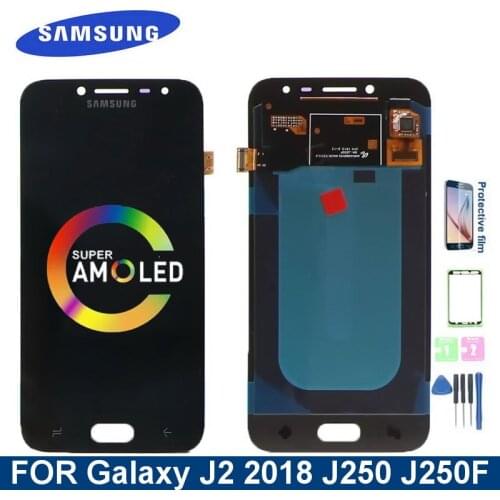 Super AMOLED J250 LCD Display For Samsung Galaxy J2 2018 Pro J250 J250F J250H J250M LCD Display Touch Screen Digitizer Assembly