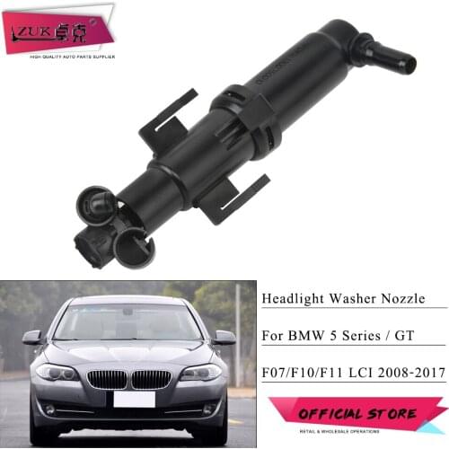 ZUK For BMW 5 Series GT F07 F10 F11 LCI 2008-2017 Front Headlight Headlamp Washer Nozzle Actuator Pump 61677377667 61677377668