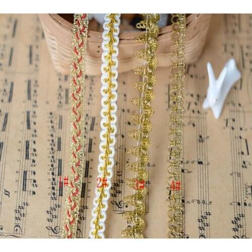 1 / meter four gold lace