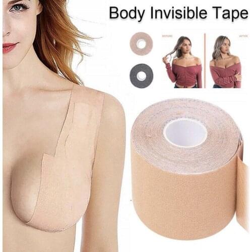 1Roll Body Invisible Nipple Cover Breast Lifting Tape Push Up Stick Up Lift Boob Tape Women Breast Silicone Breast Stickers