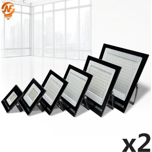 2pcs/lot Led Flood Light AC 220V 10W 20W 30W 50W 100W 150W Outdoor Floodlight IP67 Waterproof LED Street Lamp Landscape Lighting