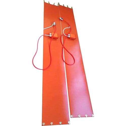 250*1740*1.5mm silicone drum heater for oil barrel 240v 2000w digital thermostat on wire 1500mm lead wire