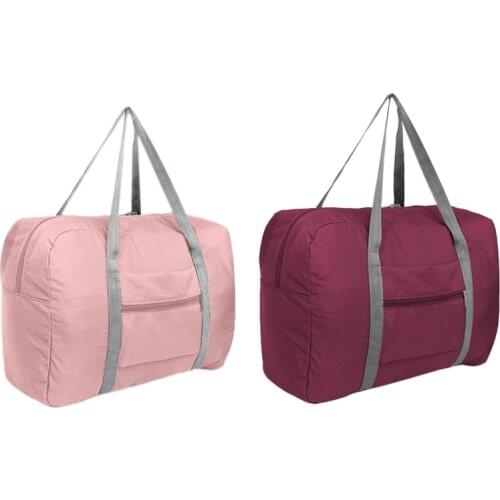 2x Multifunction Large Capacity Casual Folding Waterproof Luggage Storage Bags Suitcase Travel Pouch Handbag Organizer Tote Bag