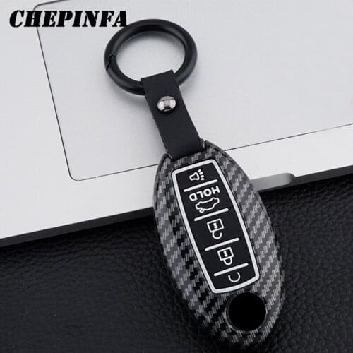 ABS Car Key Case Full Cover For Nissan Tidda Livida X-Trail T31 T32 Qashqai Teana March Juke Infiniti EX FX G25 FX35 EX35 M35