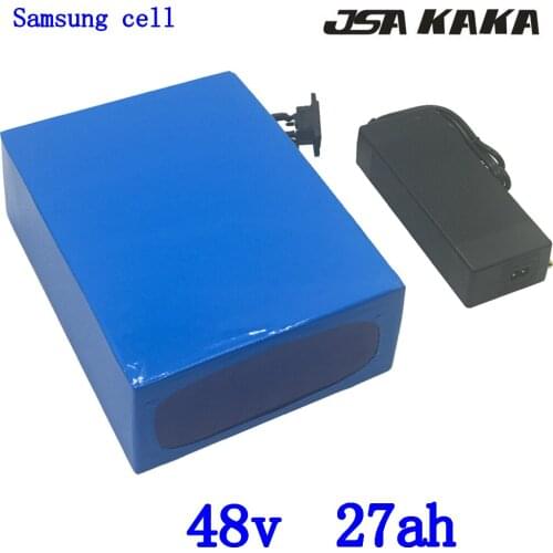 48V 1000W 2000W ebike battery pack 48V 27AH Electric Bike battery 48v 26ah 27ah Lithium ion battery use panasonic/samsung cell