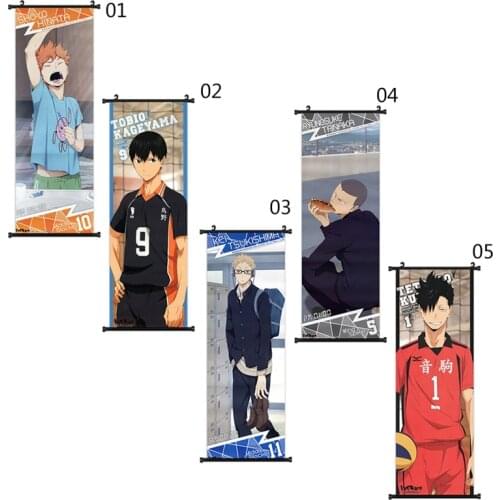Anime Haikyuu!! Poster Wall Scroll Painting Anime Manga Decorative Pictures For Bedrooms