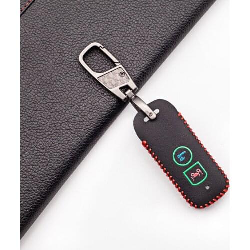 Carrying luminous leather car key cover for Honda pcx 150 hybrid X-ADV sh125 scoopy sh300 forza 125 300 2018 2 Buttons