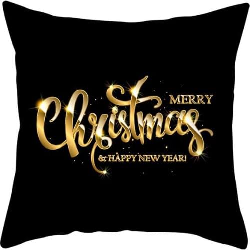 Black Peach Skin Cushion Cover Sofa Car Home Decoration Accessories Pillowcase Pillowcase 45*45cm