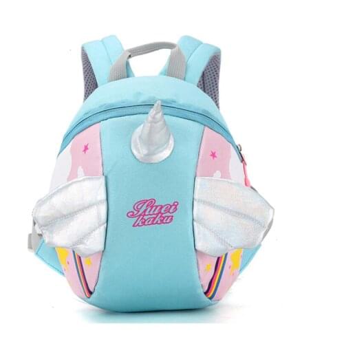 Unisex 3D Cute Animal Unicorn Backpack children School Bags Boys&Girls Cartoon 2-5Years An-ti Lost Baby Kids Mochila Escolar