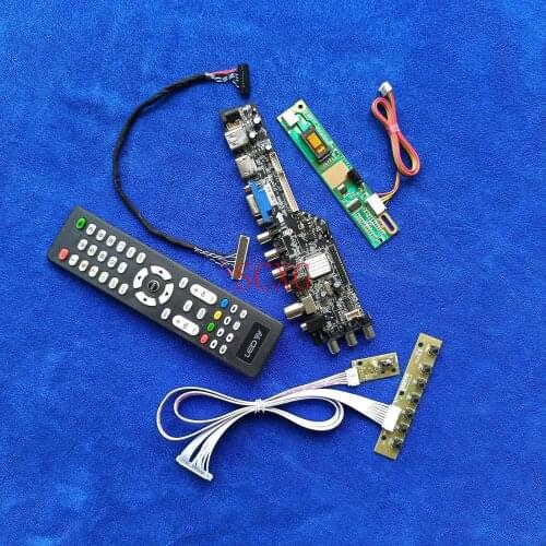 Display drive card Digital Signal DVB USB VGA AV HDMI-compatible KIT 1440*900 30Pin LVDS 1CCFL For LTN154X7/N154C1/N154C2/N154C3