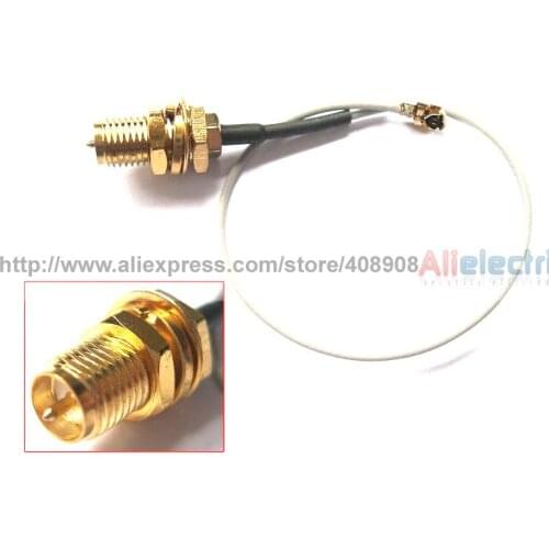 30x RP SMA Female w/Pin to IPX U.FL 1.13 Conversion Antenna WiFi SMA Cables 20cm