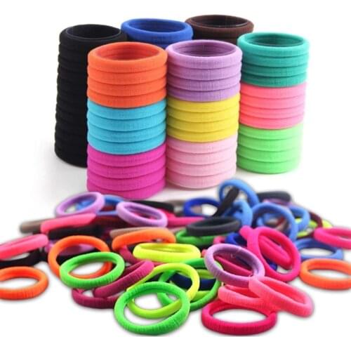 Set of 100 Womens Colored Hair Buckles Vivid colors stylish look colors compatible with all styles