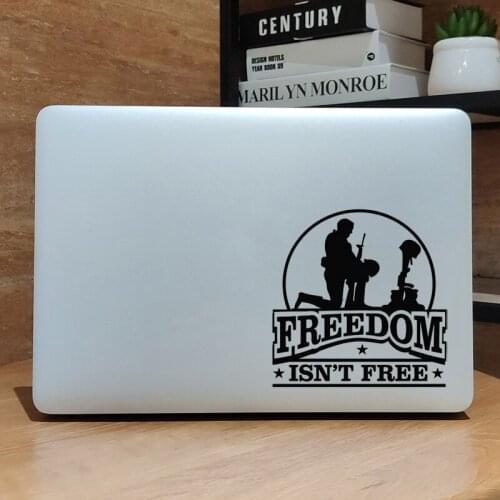 Freedom isn't Free Laptop Sticker for Macbook Decal Pro 16" Air Retina l11 12 13 15 inch Mac Surface Book Skin Notebook Sticker