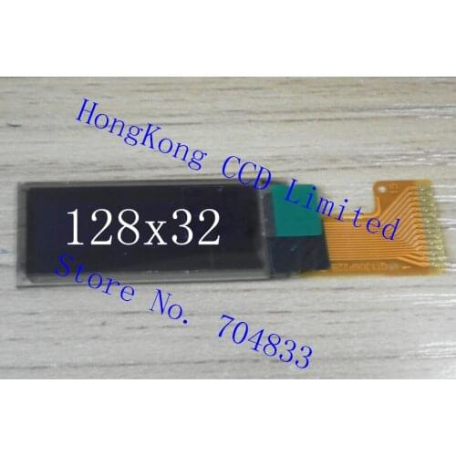 0.91 inch white OLED display 15pin 128*32 white OLED screen SSD1306 SPI interface QT1306P22B 4-SPI 4-WIRE SPI