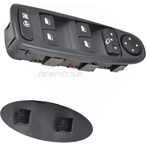 Car Window Control Switch Power Window Lifter Switch Rearview Mirror Button for Citroen C4 Picasso 2008 - 2013