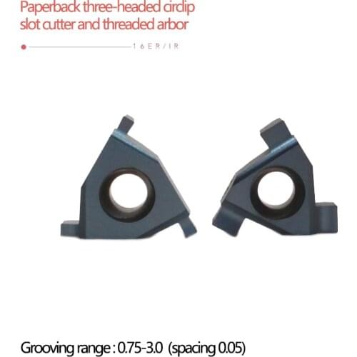 10PCS 16ER IR 1.7/1.75/1.8/1.85/1.9/2.0/2.05/2.1/2.15/2.2mm GM10 Turning Tools Spring grooved knife For Lathe Cutter