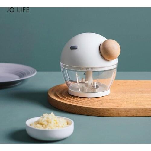 JO LIFE 500ML Manual Powerful Meat Grinder Multifunctional Food Chopper Mincer Mixer Blender Fruit Vegetable Twist Shredder