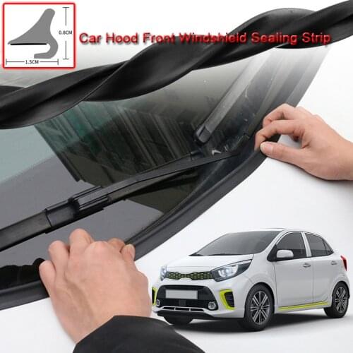 For KIA Morning Picanto 2012-2020 Car Seal Strip Windshied Spoiler Filler Protect Edge Weatherstrip Strips Sticker Accessories