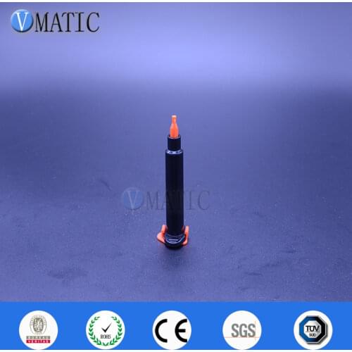 High Quality 3cc/ 3ml Black Syringe Barrel Glue Dispensing Pneumatic Syringe Barrel With Red Syringe Tip Cap Glue Syringe