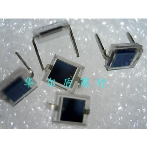 100PCS BPW34 DIP-2 Photodiode PIN Chip 850nm 0.62A/W Sensitivity 2-Pin DIL