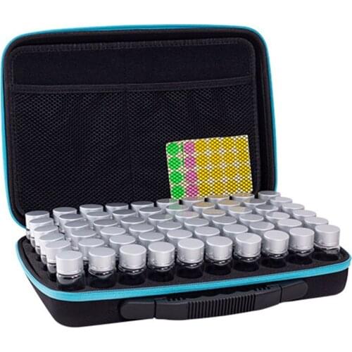 15/30/60 Bottles Diamond Painting Tools Holder Hand Bag Diamond Painting Accessories Stone Mosaic Container Storage Box