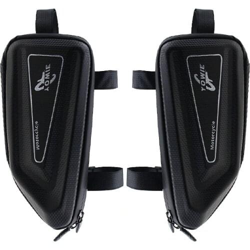 2Pcs Motorcycle Side Package Hards Shell Triple-cornered Package Tool Bag for Benelli 502C BJ500 TRK502X TNT150 S1000R