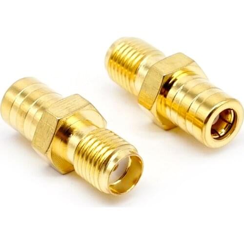 2pcs 50ohm SMA Female to SMB Female Car DAB Digital Radio Aerial Antenna Connector Adapter