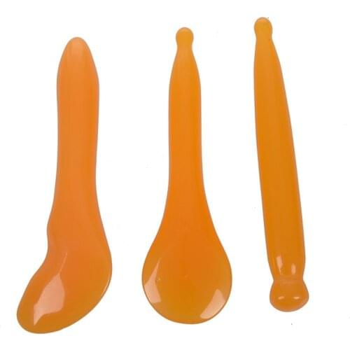 3 in 1 Scraping Plate Gua Sha Guasha Massage Acupuncture Tool Orange