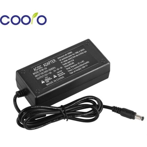 12V 5A AC-DC power adapter for led strip 5050,3528,5630,3014 power supply,US/UK/EU/AU standard plug,free shipping