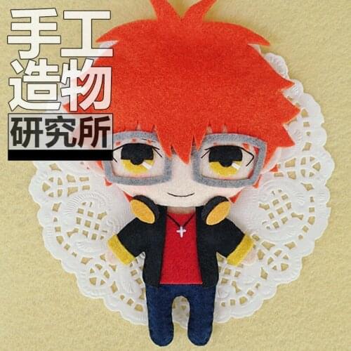 Anime Mystic Messenger DIY Handmade Toy 707 Zen Jumin Yoosung Mini Hanging Plush doll Keychain Materials Gifts Anime Mystic Mess