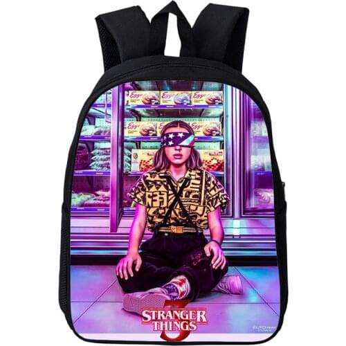 Mochilas Stranger Things Kindergarten Backpack Kids 3D Anime Pattern BookBag For Boys Girls School Bags Toddler School Bag Pack