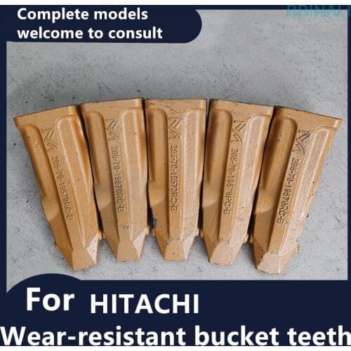 For HITACHI Excavator bucket teeth wear-resistant mine rock forging bucket teeth young teeth bucket teeth pin tooth root parts