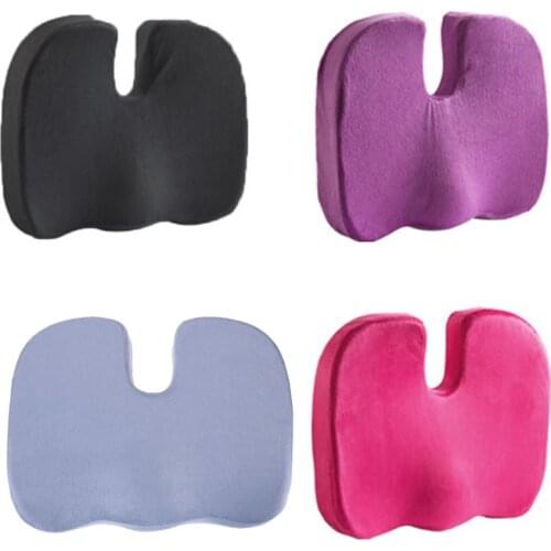 Coccyx Orthopedic Memory Foam Seat Cushion for Chair Car Office Home Beautiful Butt Latex Seat Cushion Comfy for Home