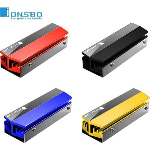 Jonsbo Aluminum Alloy SSD Heatsinks PC Computers Coolers Desktops for M.2 NGFF 2280 NVMe Office Caring Computer Supplies