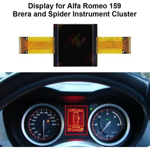 Instrument Cluster LCD Display for Alfa Romeo 159, Brera and Spider Dashboard Pixel Repair