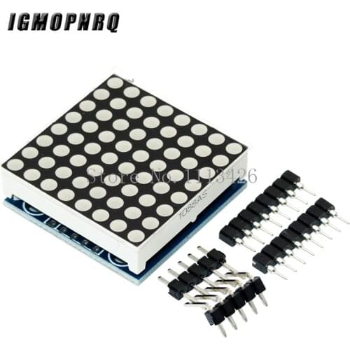 10PCS MAX7219 dot matrix module microcontroller module DIY KIT MCU LED Display Control Module Kit Red