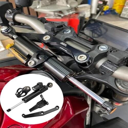 Motorcycles Adjustable Steering Stabilize Damper Bracket Mount Support Kit Accessories for honda cb650r cb 650r cb 650 r
