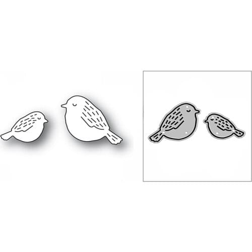 New Christmas Birds Animal Friends 2020 Metal Cutting Dies for DIY Scrapbooking Decor and Card Making Embossing Craft No Stamps