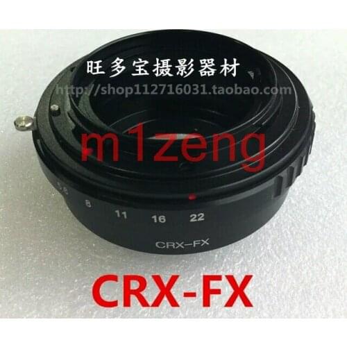 Adapter ring for Contarex crx lens to Fujifilm fuji FX X X-E3/XH1/XT100/XM1/X-A5/X100F/XT1 xt20 xpro2 xt30 camera
