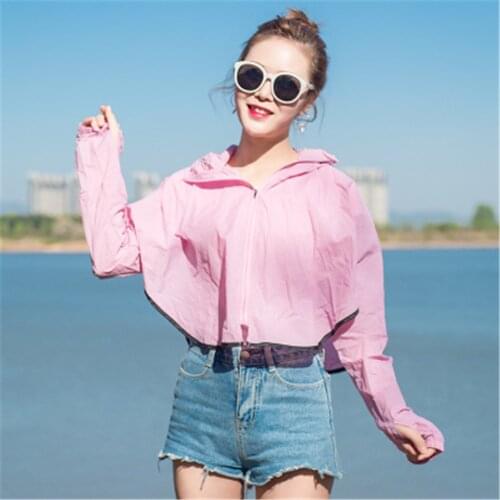 Sun-proof clothes woman, the new summer rabbit ears hoodie thin long-sleeved outdoor sun-proof coat HX07856
