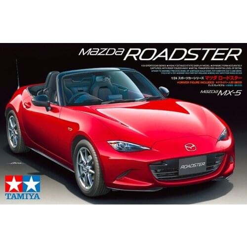 1/24 Tamiya Plastic Assembly Car Model Toy MAZDA MX-5 Fourth Generation DIY Assembly Kit #24342