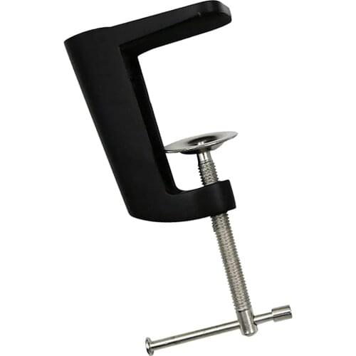1 PC Lamp Work Light Mounting Bracket Arm Desk Clamp Black