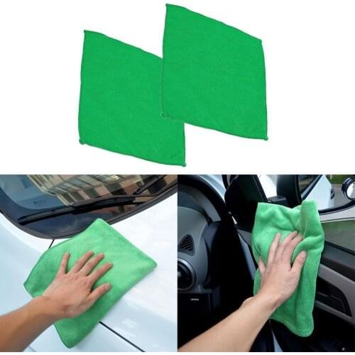 10 Pcs Car Wash Microfiber Towel Car Cleaning Drying Cloth Hemming Car Care Cloth Car Wash Towel Multifunctional Towel 30x30CM